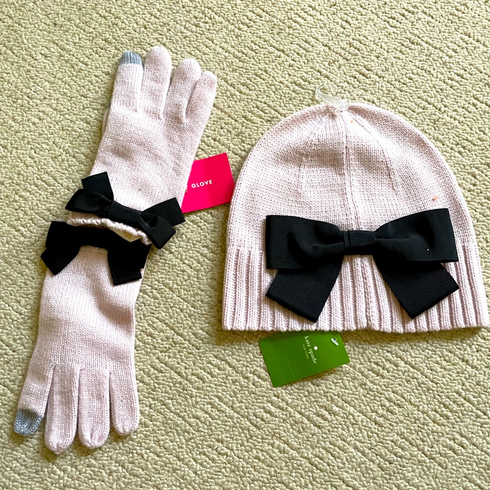 Kate Spade Hat & Gloves